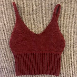 Pins & Needles || Knit Crop Top